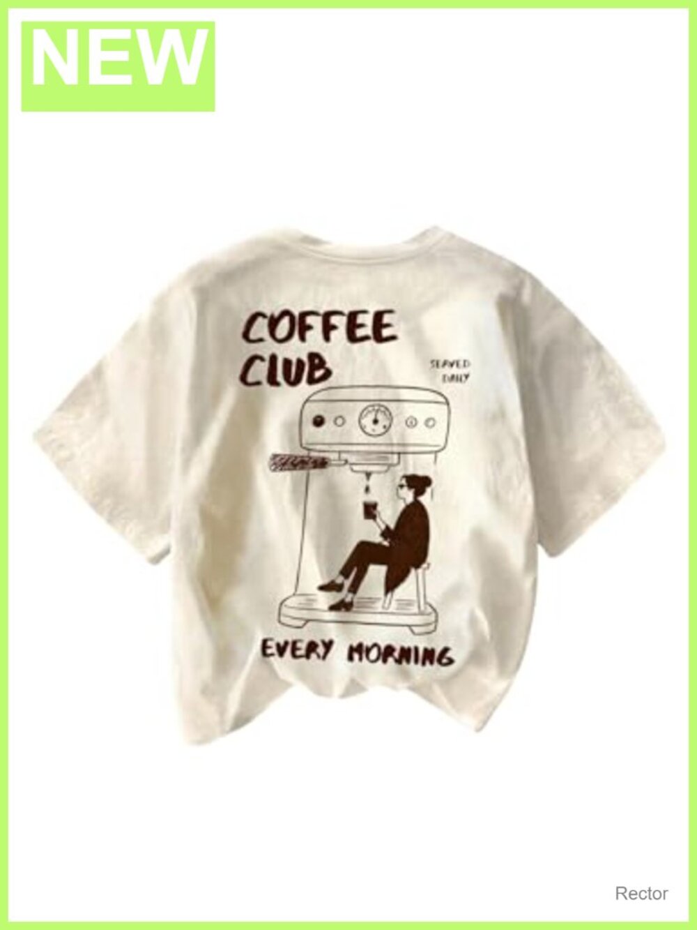 Women's Graphic Tee Drop Shoulder Crew Neck Short Sleeve Casual Top